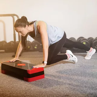 inSPORTline AS150 Aerobic Step - černo-červená