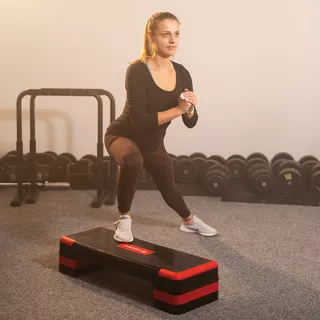 inSPORTline AS250 Aerobic Step - schwarz-rot