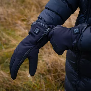 W-TEC HEATnoir Beheizte Motorrad- und Skihandschuhe - schwarz