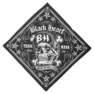 W-TEC Black Heart Bandest Halstuch - Bones