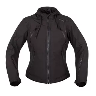 W-TEC Dyte Damen Softshell-Motorradjacke - schwarz
