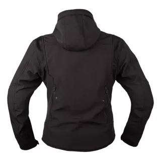 W-TEC Dyte Damen Softshell-Motorradjacke - schwarz