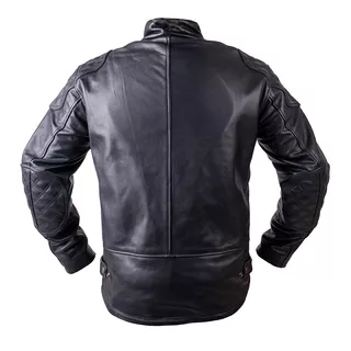 W-TEC Valebravo Leder Motorradjacke - schwarz