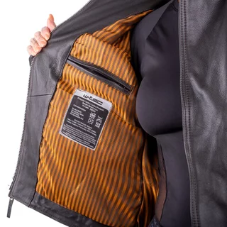 W-TEC Mantura Damen Lederjacke - dunkelbraun