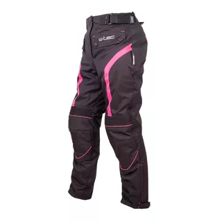 W-TEC Durmanes Damen-Moto-Hose - schwarz-rosa