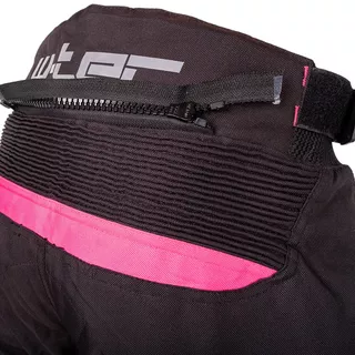 W-TEC Durmanes Damen-Moto-Hose - schwarz-rosa