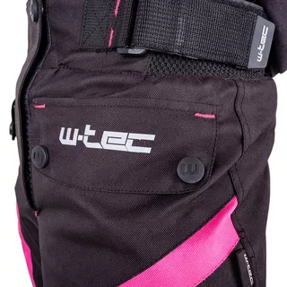 W-TEC Durmanes Damen-Moto-Hose - schwarz-rosa