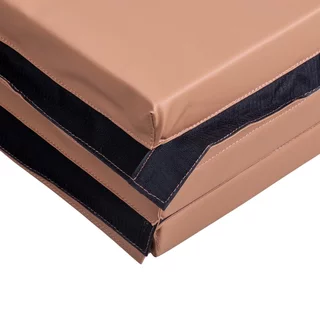 Faltbare Gymnastikmatte inSPORTline Kvadfold 200x120x5 cm - braun