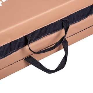 Faltbare Gymnastikmatte inSPORTline Kvadfold 200x120x5 cm - braun