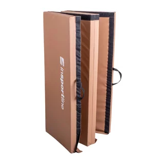 Faltbare Gymnastikmatte inSPORTline Kvadfold 200x120x5 cm - braun