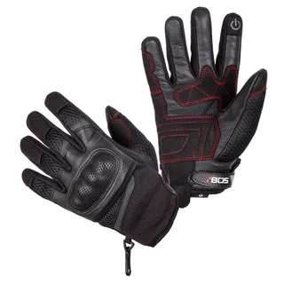 Motorradhandschuhe BOS Oxford - schwarz