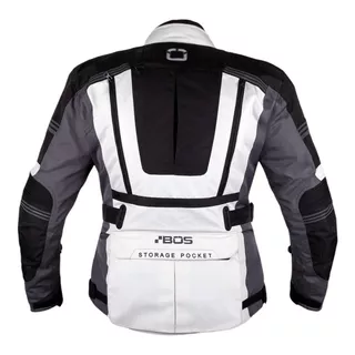 Touring-Motojacke für Männer BOS Maximum - neon