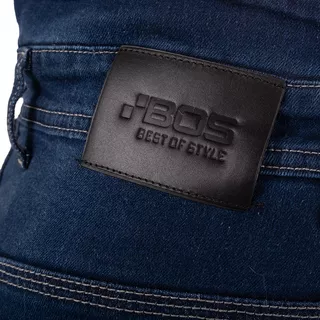 Herren-Moto-Jeans BOS Micas - Acid Blue