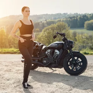 W-TEC Woposum Damen Moto Leggings