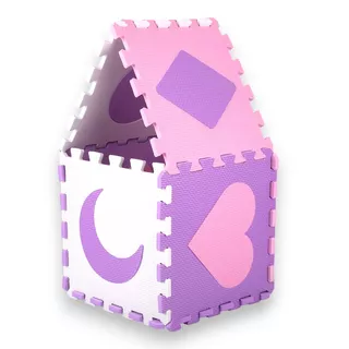 Schaumstoffpuzzle mit Laufstall inSPORTline Burgino 30,5x30,5x1 cm, 36St.