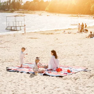 Picknickdecke inSPORTline Livetino 300x200 cm - klidný oceán