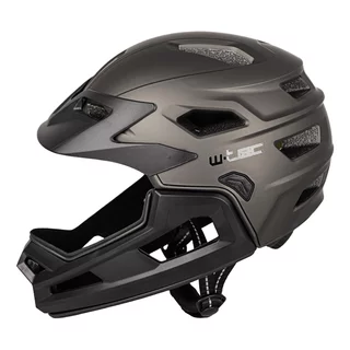 Junior Downhill Helm W-TEC Estreito - Matt Metal