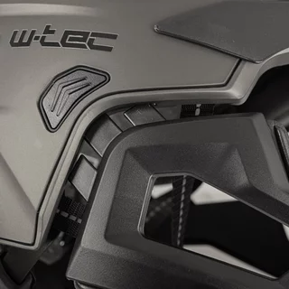Junior Downhill Helm W-TEC Estreito - Matt Metal