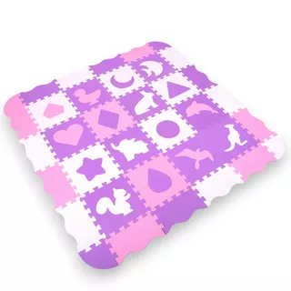 Schaumstoffpuzzle mit Laufstall inSPORTline Burgino 30,5x30,5x1 cm, 36St.