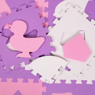 Schaumstoffpuzzle mit Laufstall inSPORTline Burgino 30,5x30,5x1 cm, 36St.