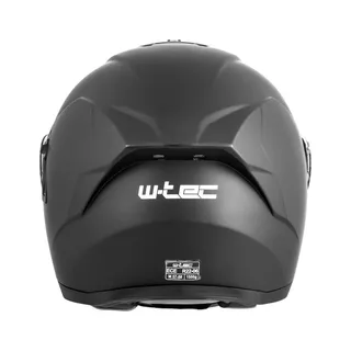 W-TEC Benidor Klapphelm - mattschwarz