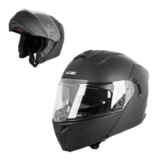W-TEC Benidor Klapphelm - mattschwarz