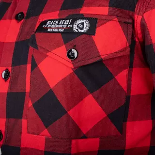 W-TEC Black Heart Respector Shirt - rot