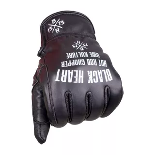 W-TEC Black Heart Darios Sommer-Motorradhandschuhe aus Leder - schwarz