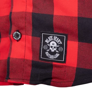 W-TEC Black Heart Respector II Hemd - rot-schwarz