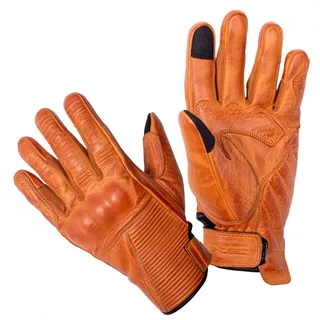 W-TEC Kruegero Motorradhandschuhe aus Leder - braun - braun