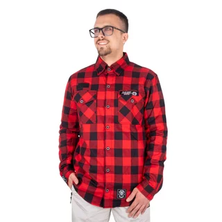 W-TEC Black Heart Respector II Hemd - rot-schwarz