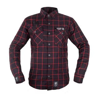 W-TEC Black Heart Respector II Hemd - černá s červeným pruhem