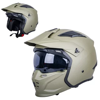 W-TEC Badalone Army Modular Helm - béžová matná