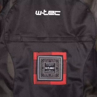 W-TEC Black Heart Rattlesneak Motorradhemd - zeleno-černá kostkovaná