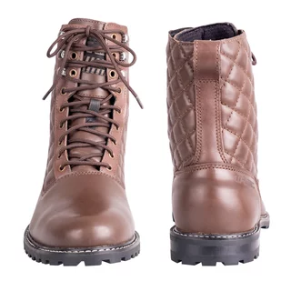 W-TEC Leocia Braun Damen-Moto-Stiefel