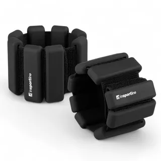 Fitnessgewichte für Knöchel und Handgelenk inSPORTline Brace 2x0,5 kg - schwarz