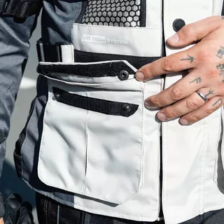 Touring-Motojacke für Männer BOS Maximum - neon