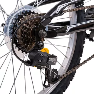 Kinderfahrrad Reactor Flash 20" - Modell 2024 - tmavě červená-černá