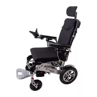inSPORTline Hawkie Evo II Elektrorollstuhl mit verstellbarer Rückenlehne 700W - silber