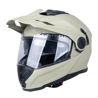 W-TEC Biscaia P/J aufklappbarer Enduro-Helm - béžová matná