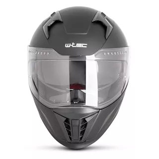 W-TEC Burgosa Reise-Helm - weiß glänzend