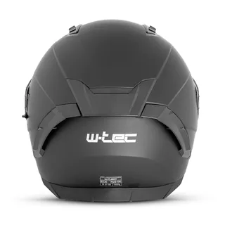 W-TEC Burgosa Reise-Helm - weiß glänzend