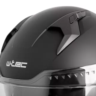 W-TEC Burgosa Reise-Helm - weiß glänzend