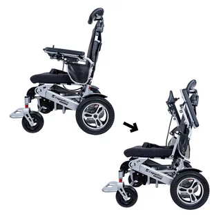 inSPORTline Hawkie Evo II Elektrorollstuhl mit verstellbarer Rückenlehne 700W - grün