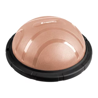 inSPORTline Dome Edge Balanciermatte - černá-mocha mousse
