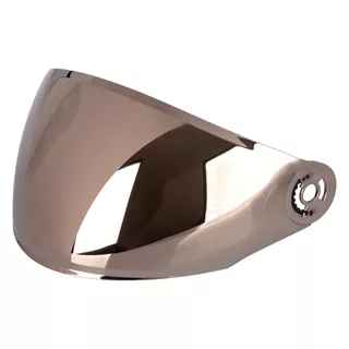 Ersatzvisier für W-TEC Baraldo Helm - Reinklar - silber