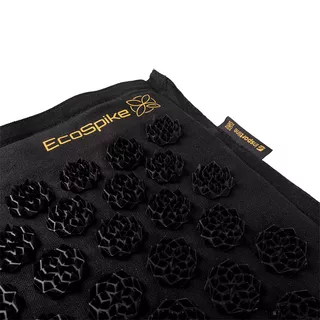 Akupressurmatte und Kissen inSPORTline EcoSpike - Schwarz - Gold
