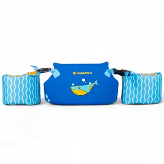 Kinder Schwimmtop mit Ärmeln 2in1 inSPORTline Banarito - rosa