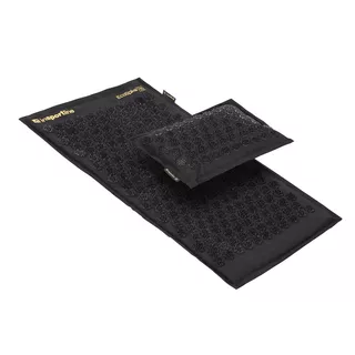 Akupressurmatte und Kissen inSPORTline EcoSpike - Schwarz - Gold