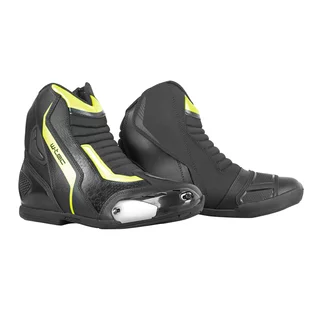 W-TEC GlamCE Motorradstiefel - schwarz-fluo gelb